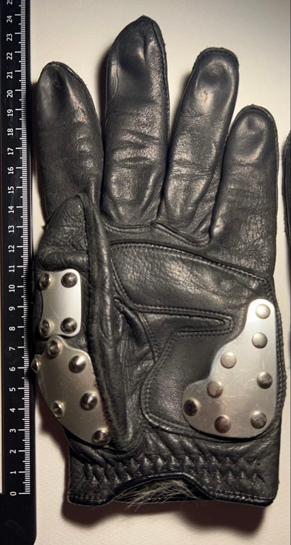 KADOYA HAMMER レザーグローブ メタルプロテクター付き