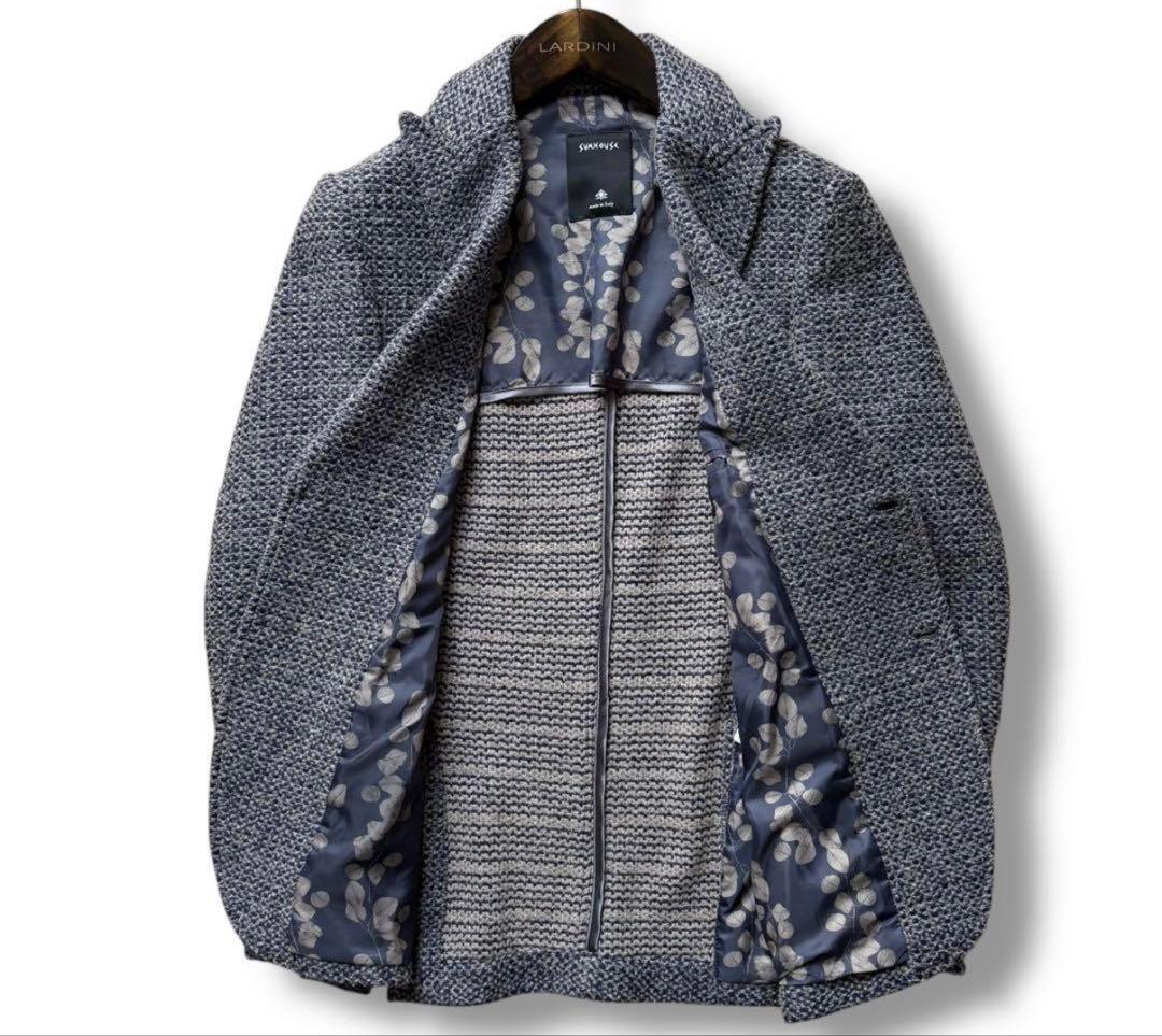 SUNHOUSE ウール カシミア ニット テーラージャケット