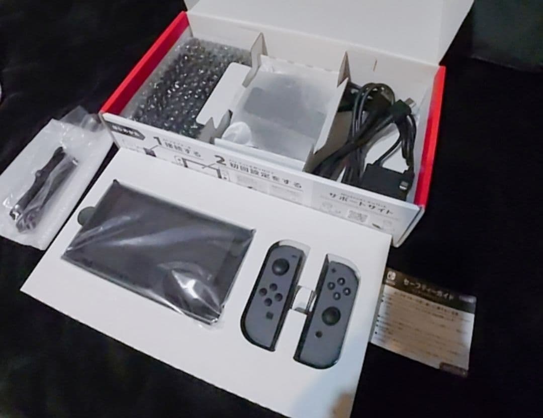 Nintendo Switch 本体 グレー ジョイコン付き