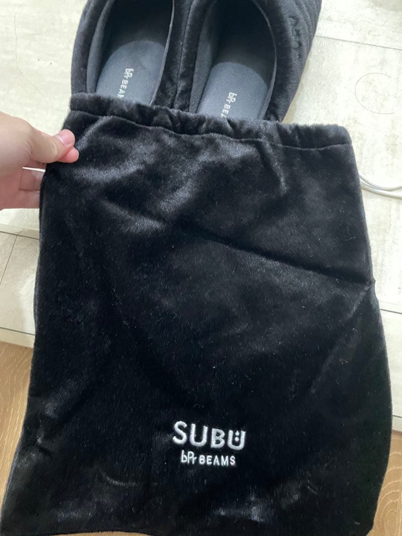 subuサンダル　beams別注フェイクファー