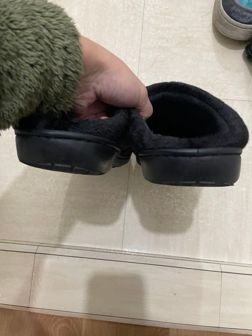 subuサンダル　beams別注フェイクファー