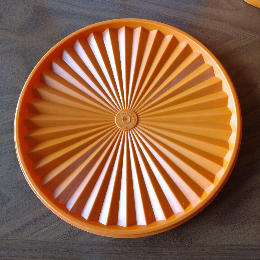 タッパーウェア　マキシクイーンデコレーター 　オレンジ　2個セット