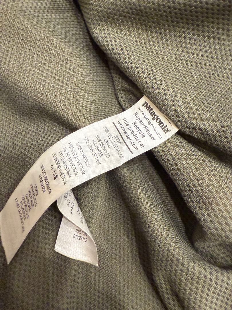 昨年購入✳︎パタゴニア✳︎ブルゾン三度使用