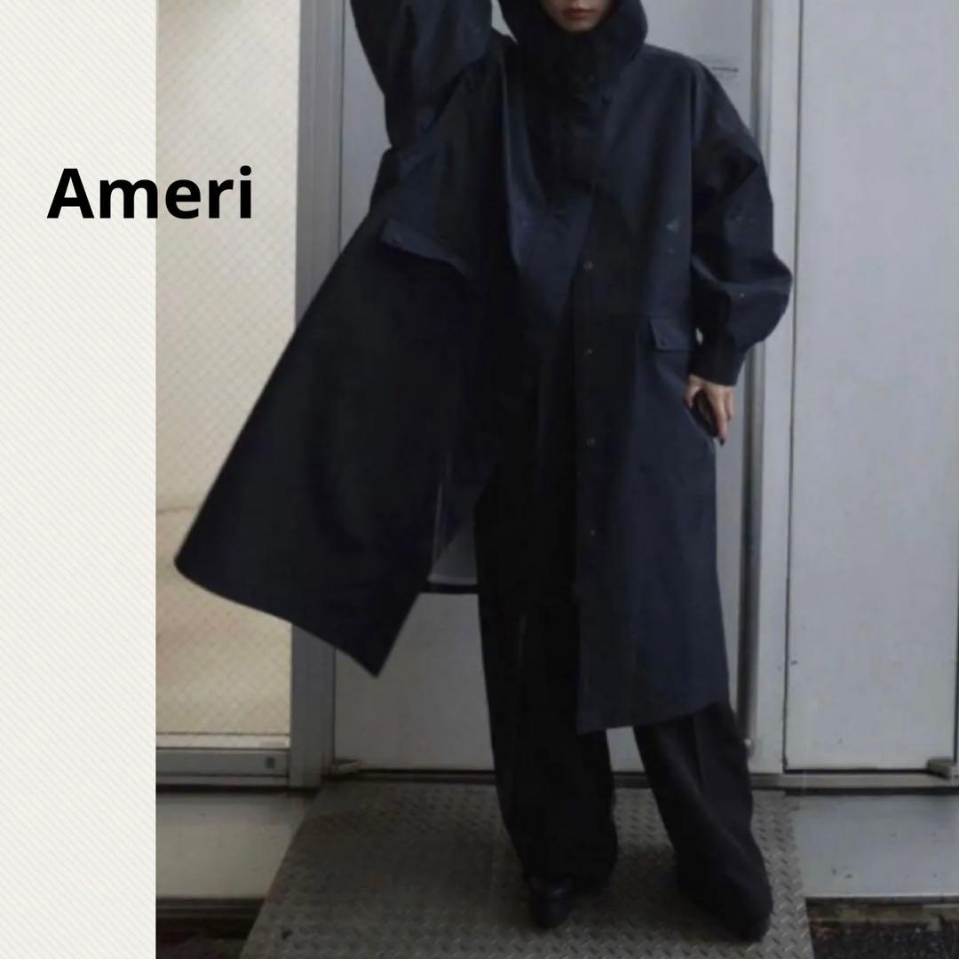 Ameri 2WAY HOODIE TEC COAT ブラック　M 防水