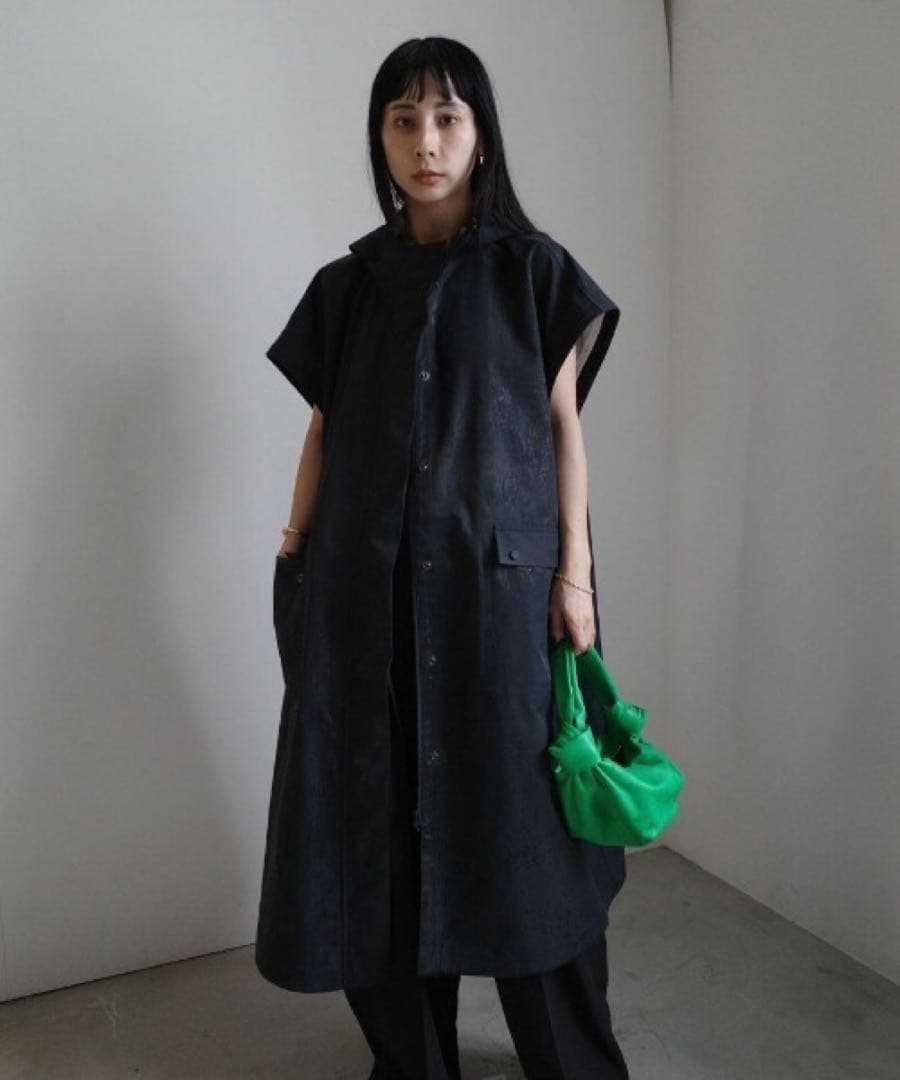 Ameri 2WAY HOODIE TEC COAT ブラック　M 防水