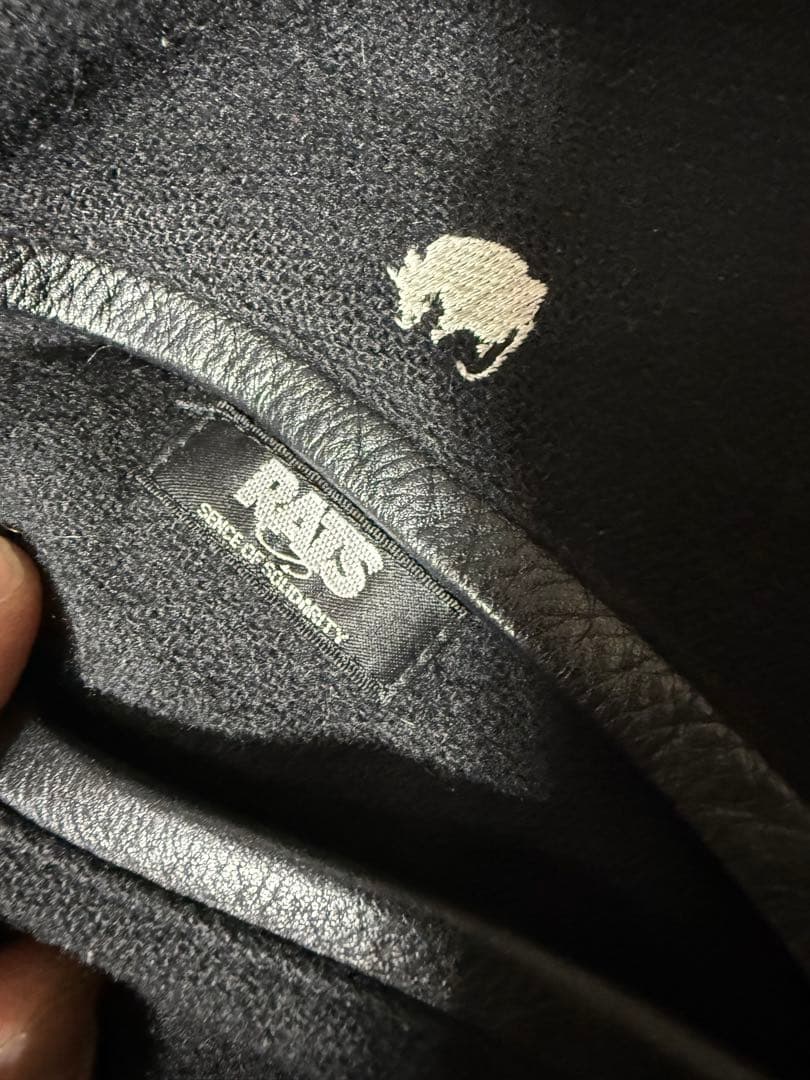 RATS テンダーロイン　スタジャン　ブラック