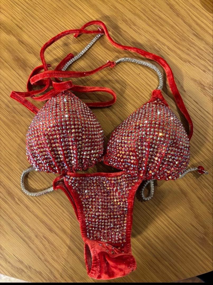 限定値下げseason bikini コンテスト用リペア済みキラキラビキニ