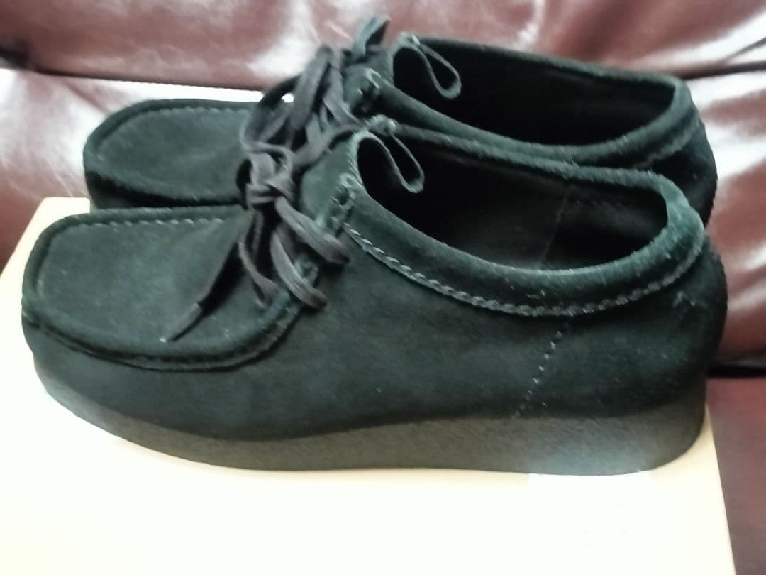 Clarks Wallabees EVO 黒スエード43 27cm ワラビー良品