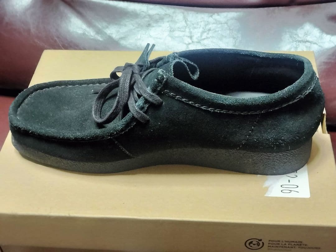 Clarks Wallabees EVO 黒スエード43 27cm ワラビー良品