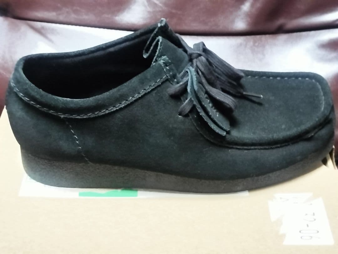 Clarks Wallabees EVO 黒スエード43 27cm ワラビー良品