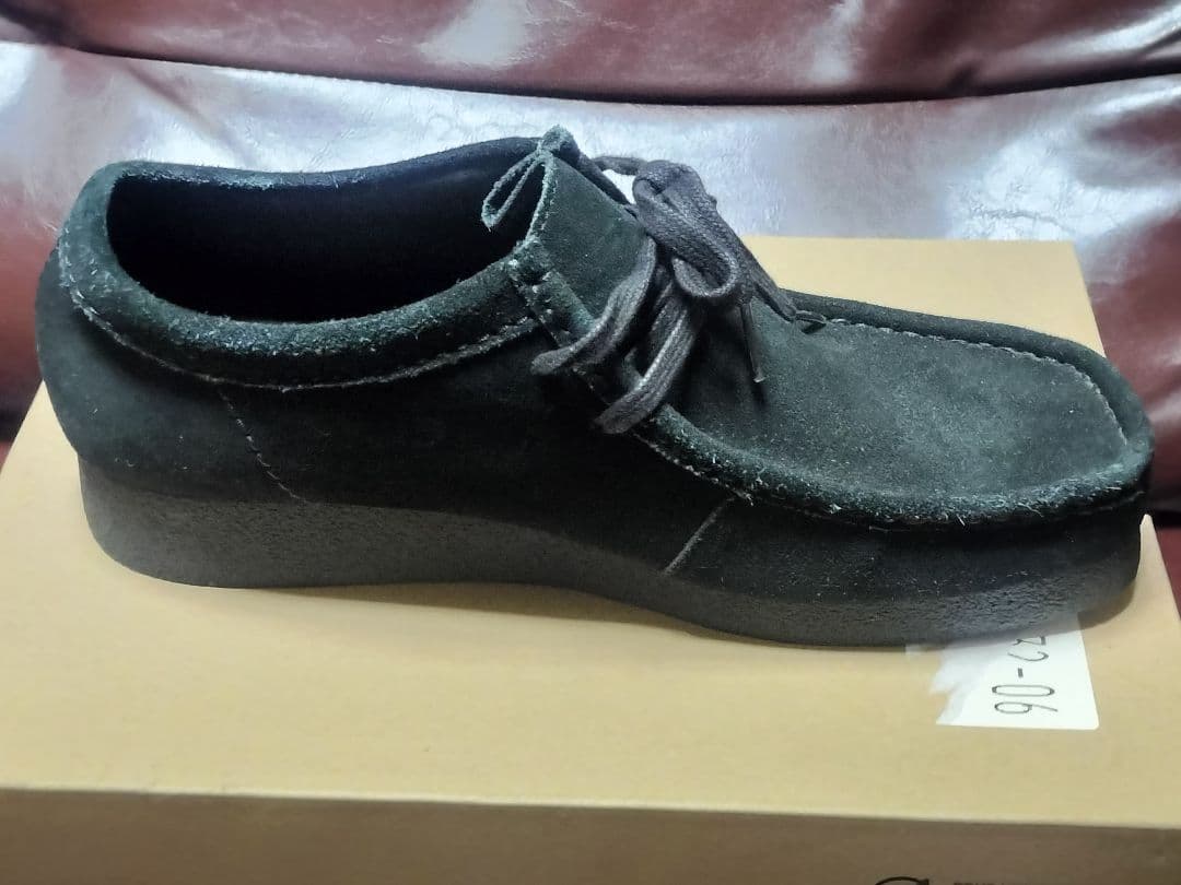 Clarks Wallabees EVO 黒スエード43 27cm ワラビー良品