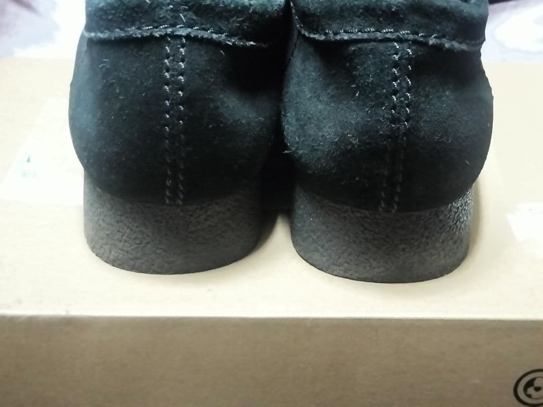 Clarks Wallabees EVO 黒スエード43 27cm ワラビー良品