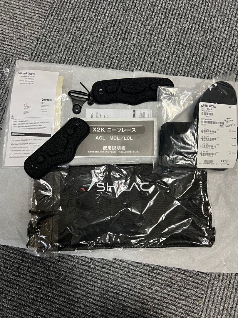 BREG X2K ニーブレース ブラック