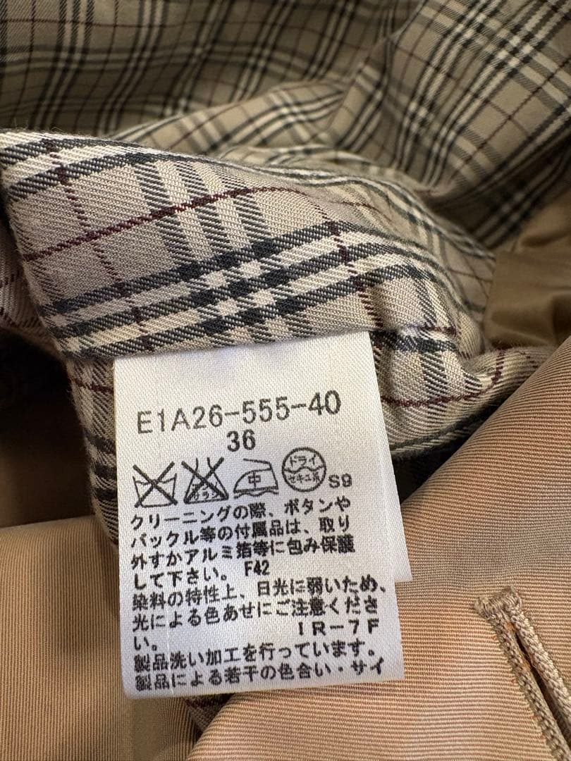 BURBERRYBLUE LABELトレンチコート E1A26-555-40