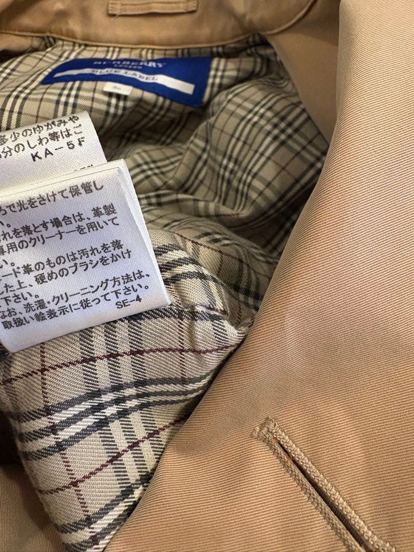 BURBERRYBLUE LABELトレンチコート E1A26-555-40