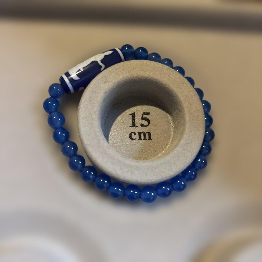 ズーンとくる！青玉髄天珠！双観音天珠！ズーン！