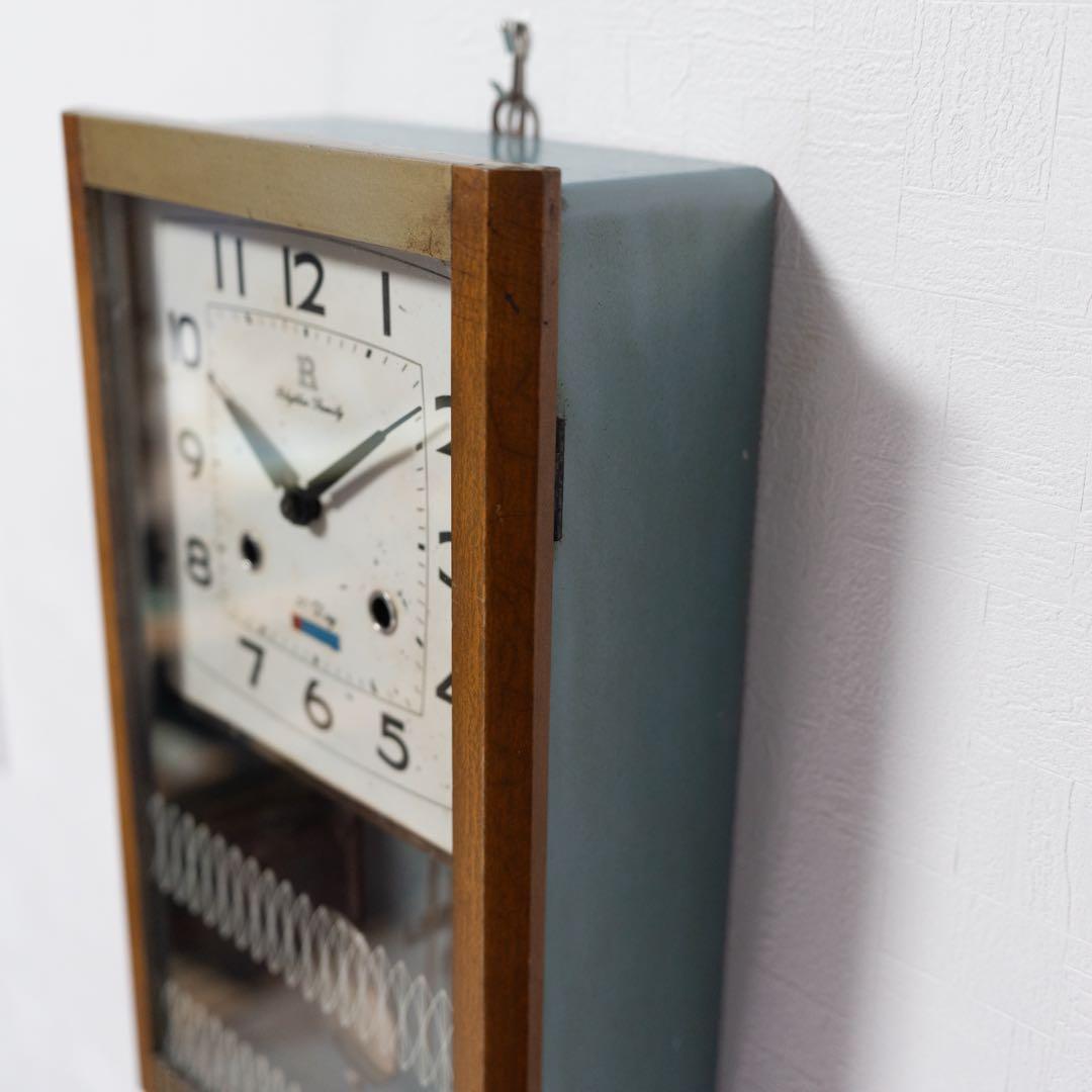 リズム時計工業　振り子時計　昭和レトロ　オーバーホール済　動作品