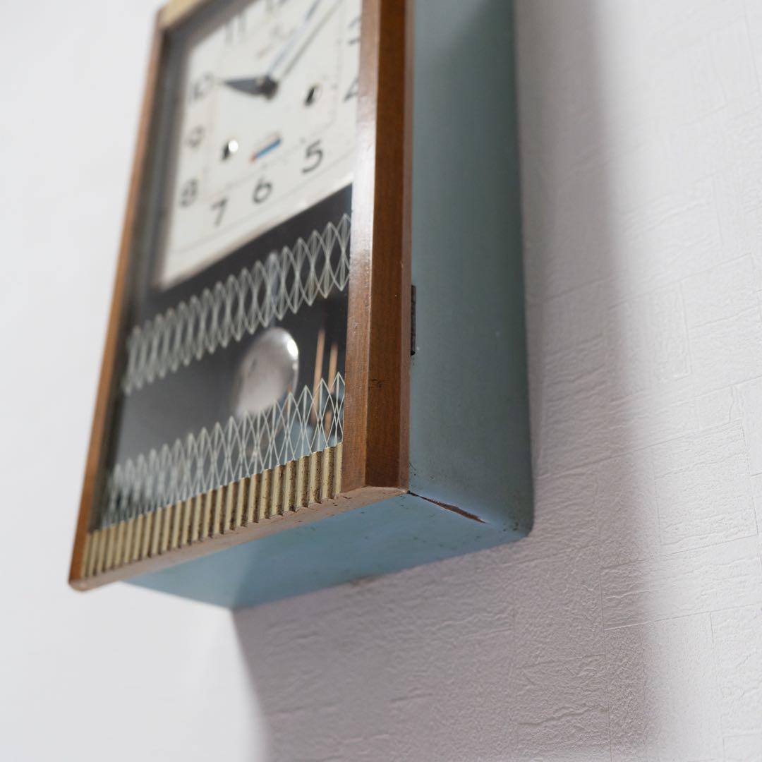 リズム時計工業　振り子時計　昭和レトロ　オーバーホール済　動作品