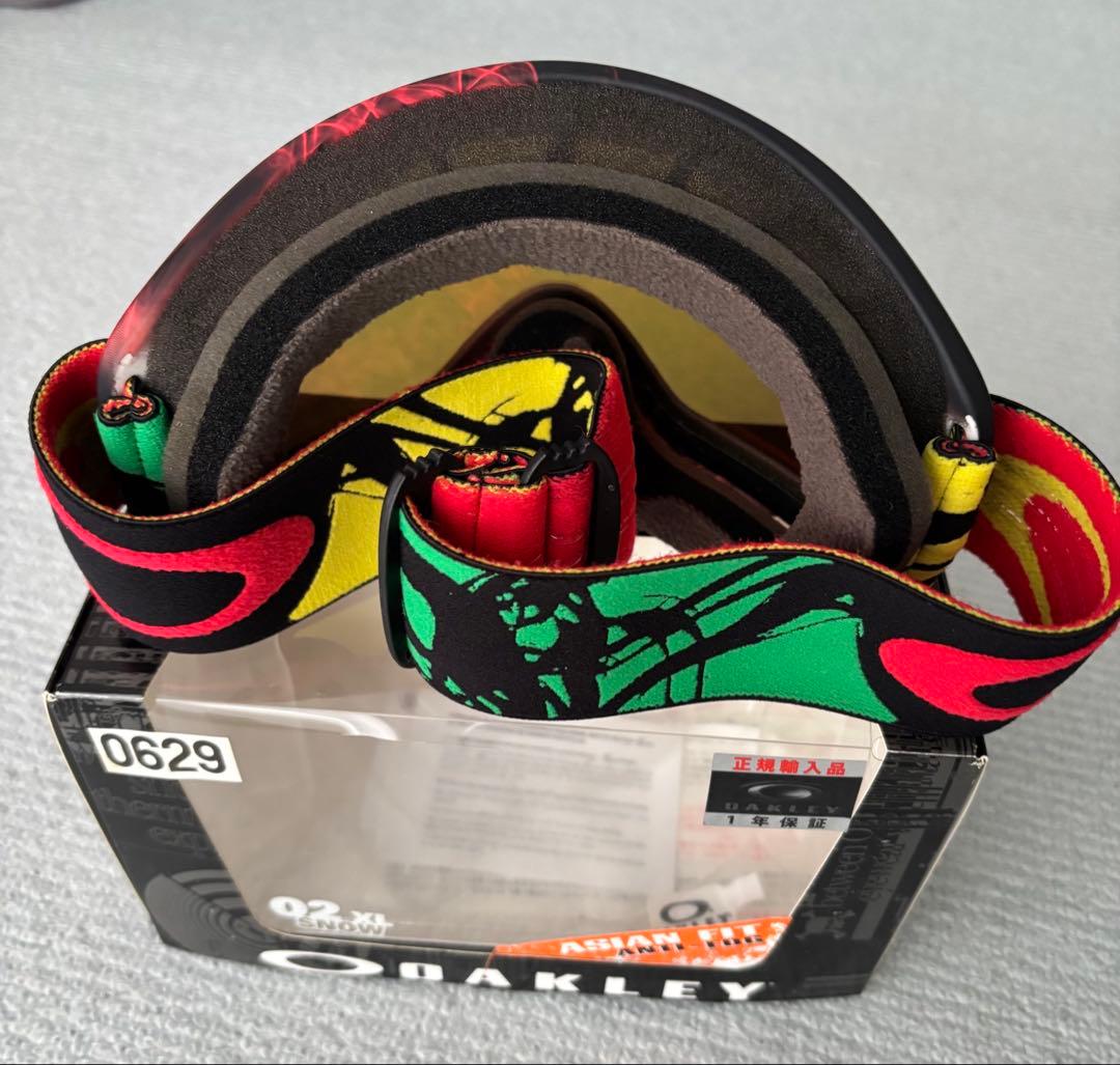 OAKLEY ゴーグル ラスタ　オレンジ ミラー used