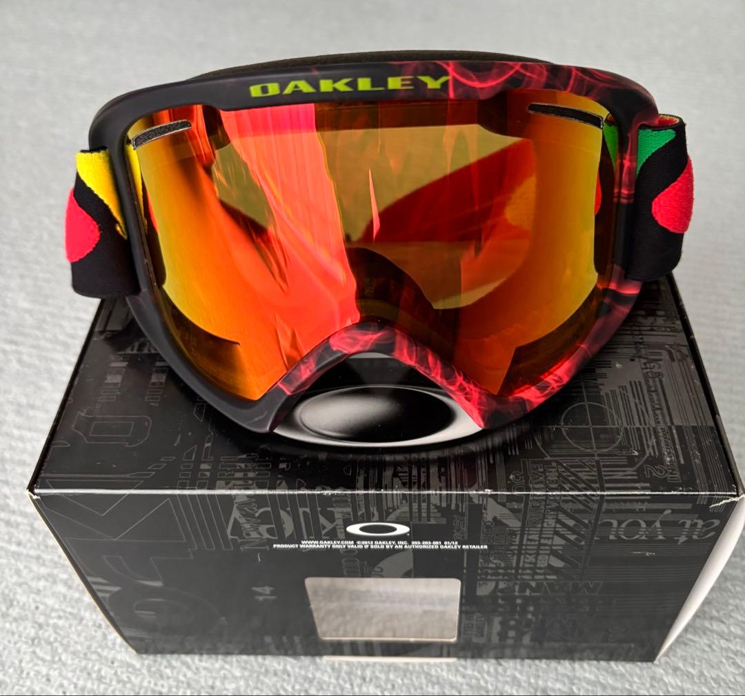 OAKLEY ゴーグル ラスタ　オレンジ ミラー used
