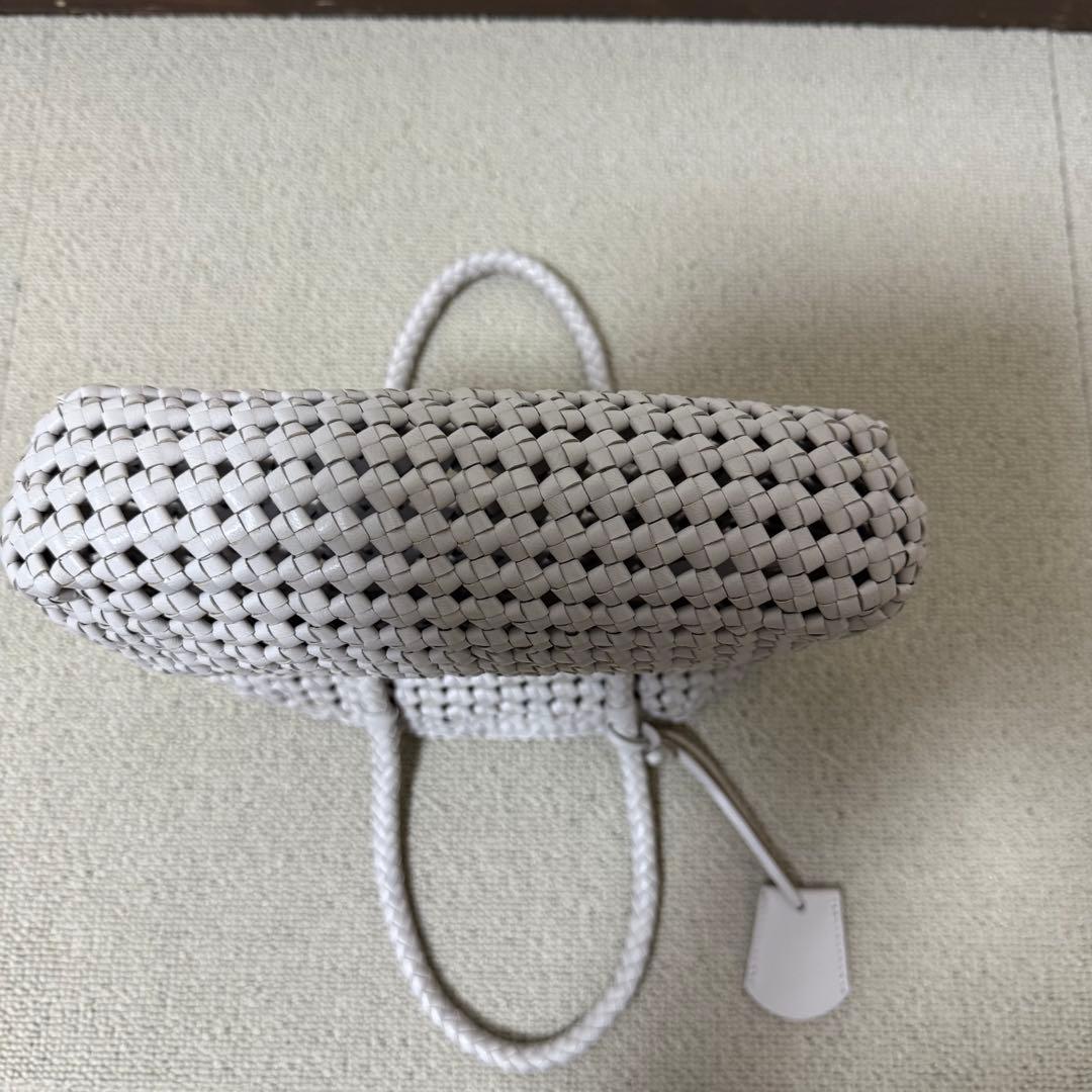 REN レン　ゴートメッシュ　ショッパーXS ヤギ革 スティルグレー