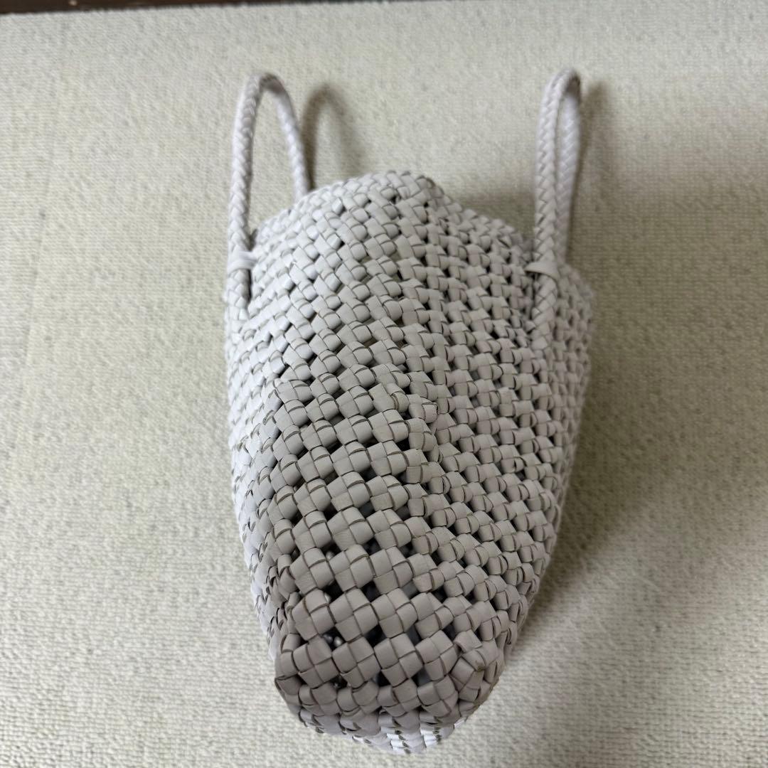 REN レン　ゴートメッシュ　ショッパーXS ヤギ革 スティルグレー