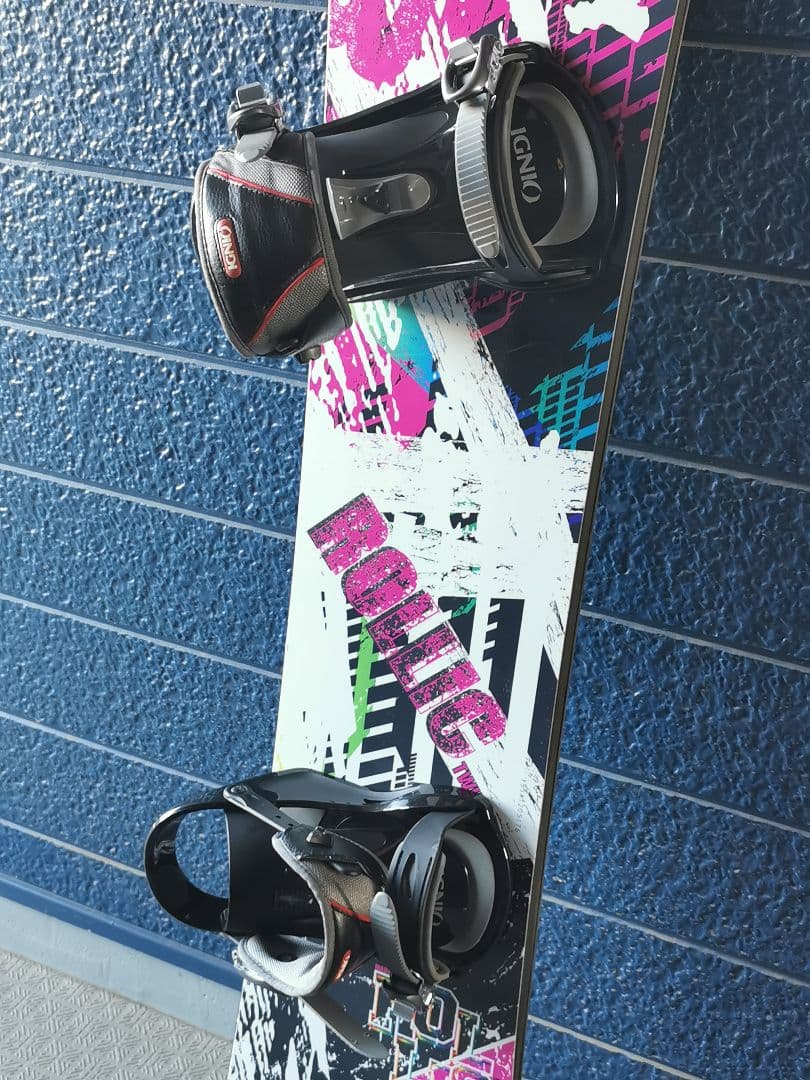 BxB ROLLIC スノーボード ロッカーツインチップIGNIOビンディング付