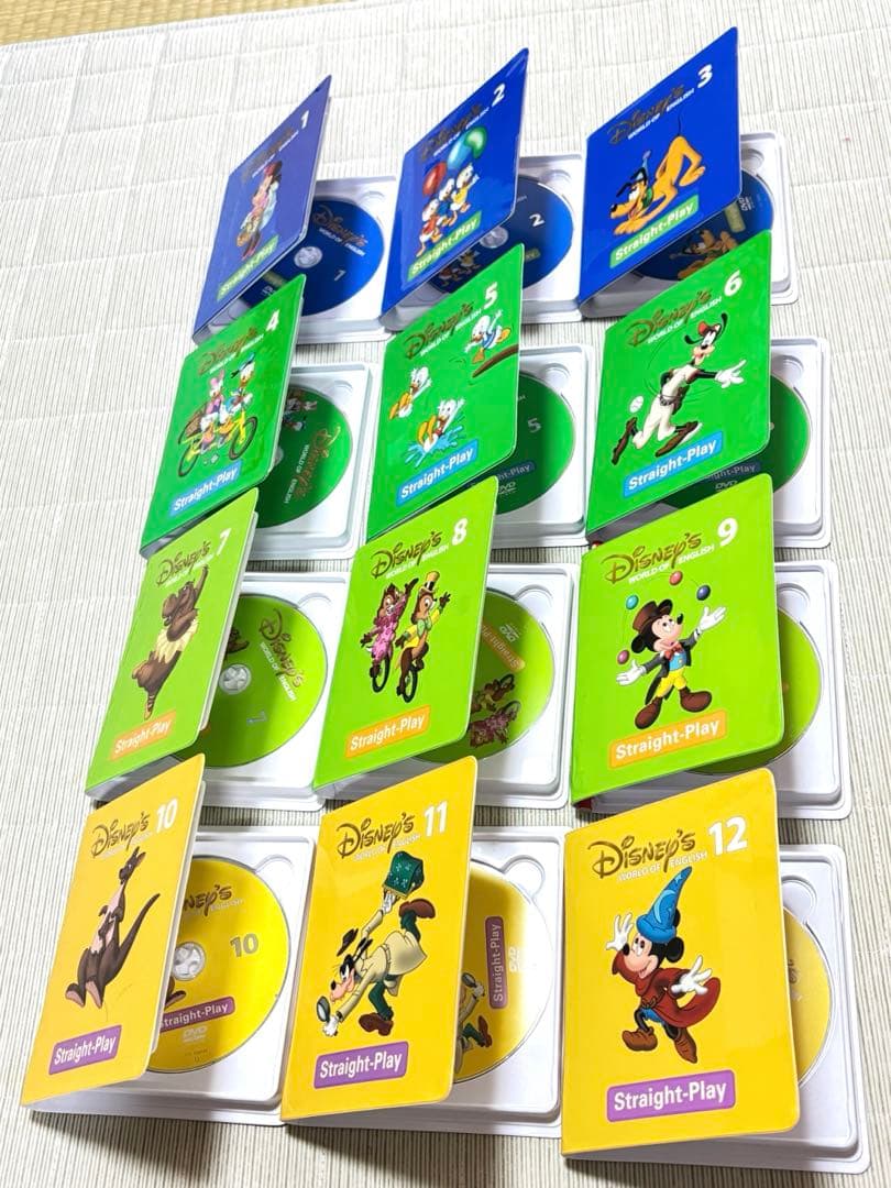 DWE Straight-Play DVD1-12 ストレートプレイ　幼児英語