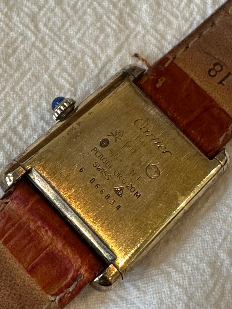 ジャンク品カルティエマストタンク1970年代ビンテージ手巻き