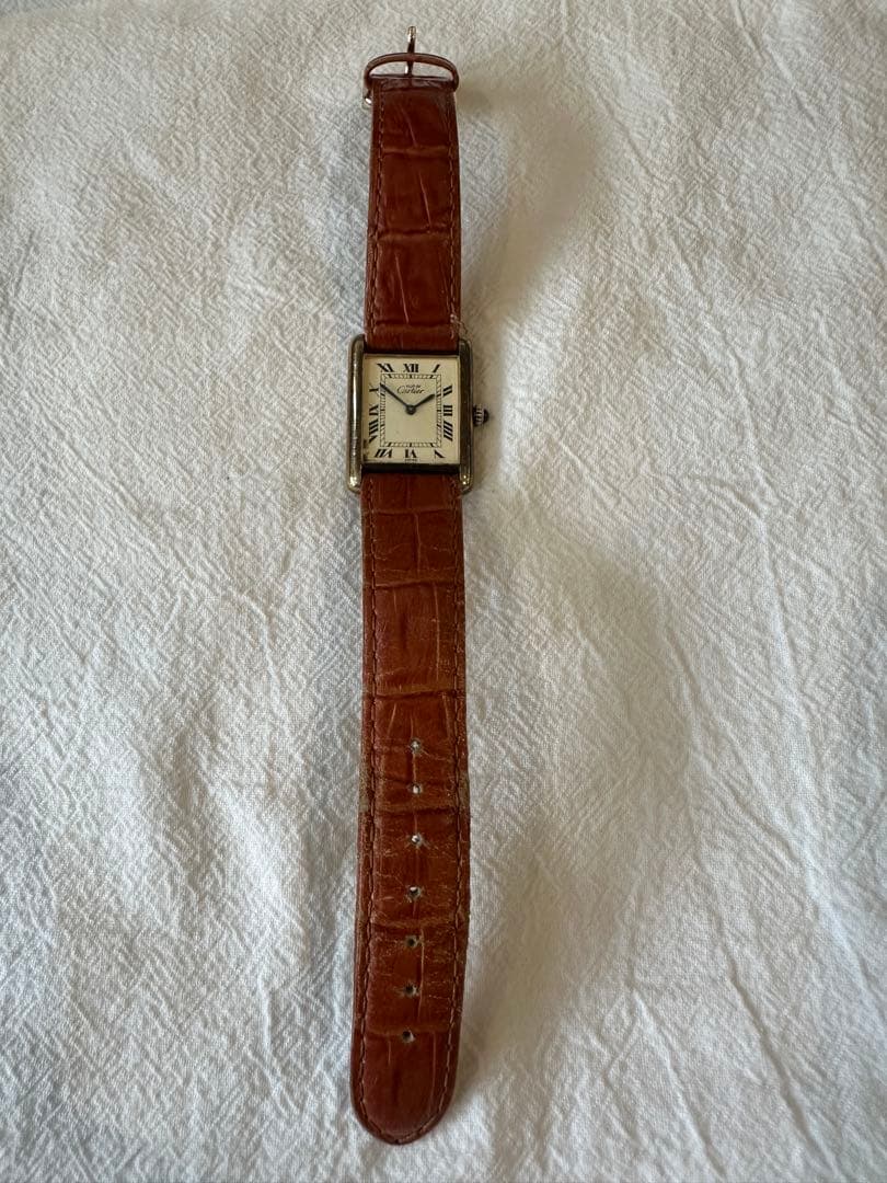 ジャンク品カルティエマストタンク1970年代ビンテージ手巻き