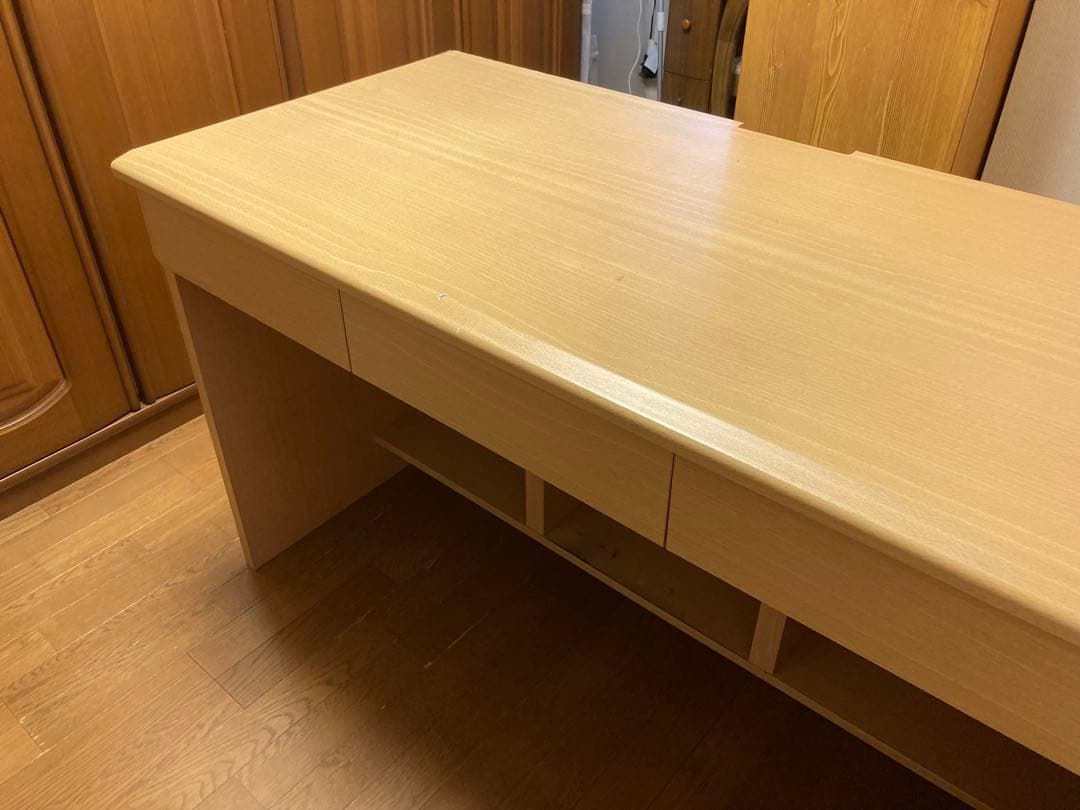 学習机　 事務デスク　収納力あり