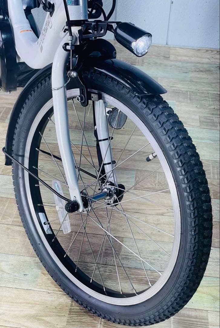 2953ヤマハ8.7アンペア3人乗り対応20インチ子供乗せ　電動アシスト自転車