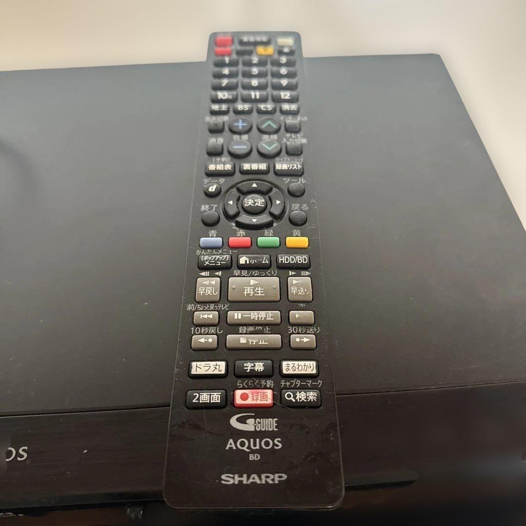 SHARP AQUOS ブルーレイレコーダー　bd-w580