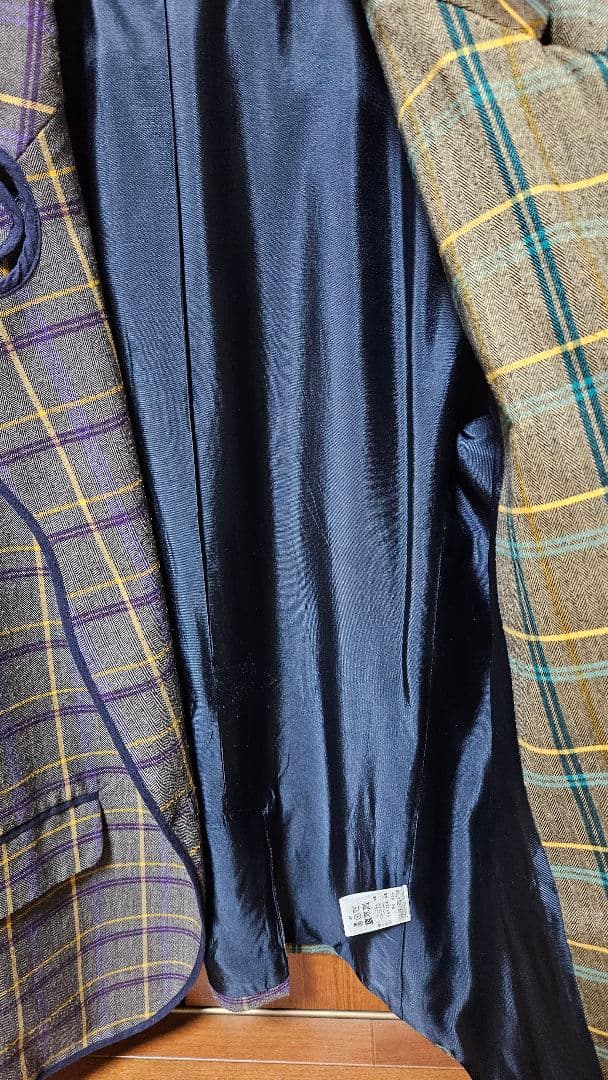 ヴィヴィアンタム　チェック柄 テーラードジャケット