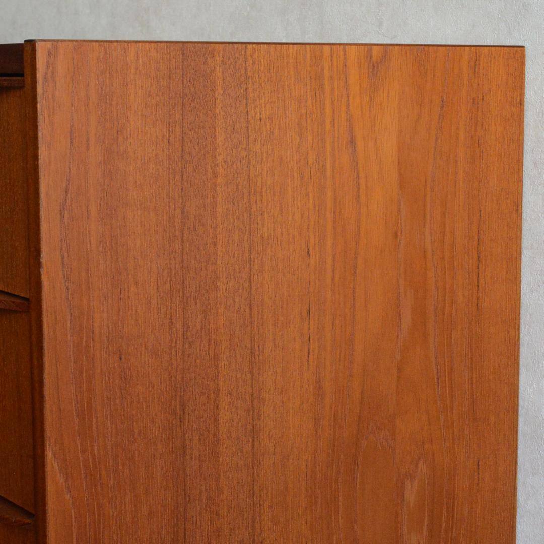 デンマーク 北欧ヴィンテージ チーク ４段 チェスト 洋タンス 北欧家具