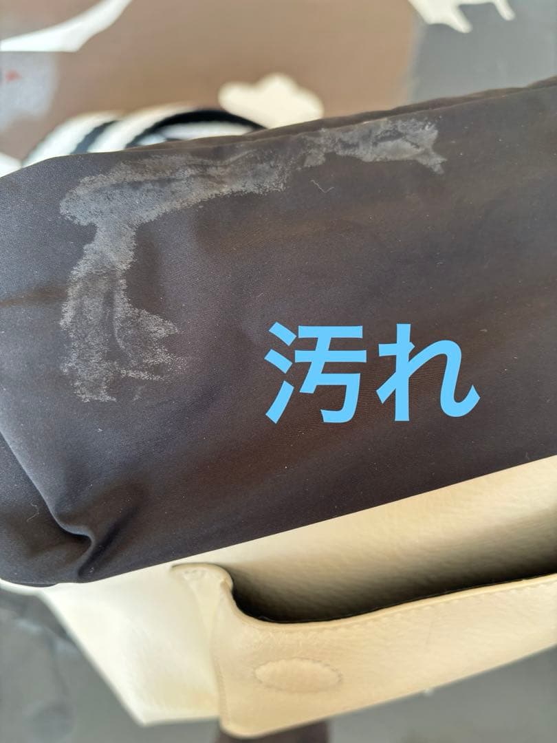 nouer ボトムエンポスロゴバッグ ホワイト　美品　2025夏