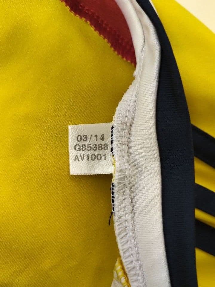 コロンビア代表 2014 ホーム 長袖 ユニフォーム Adidas 2XO