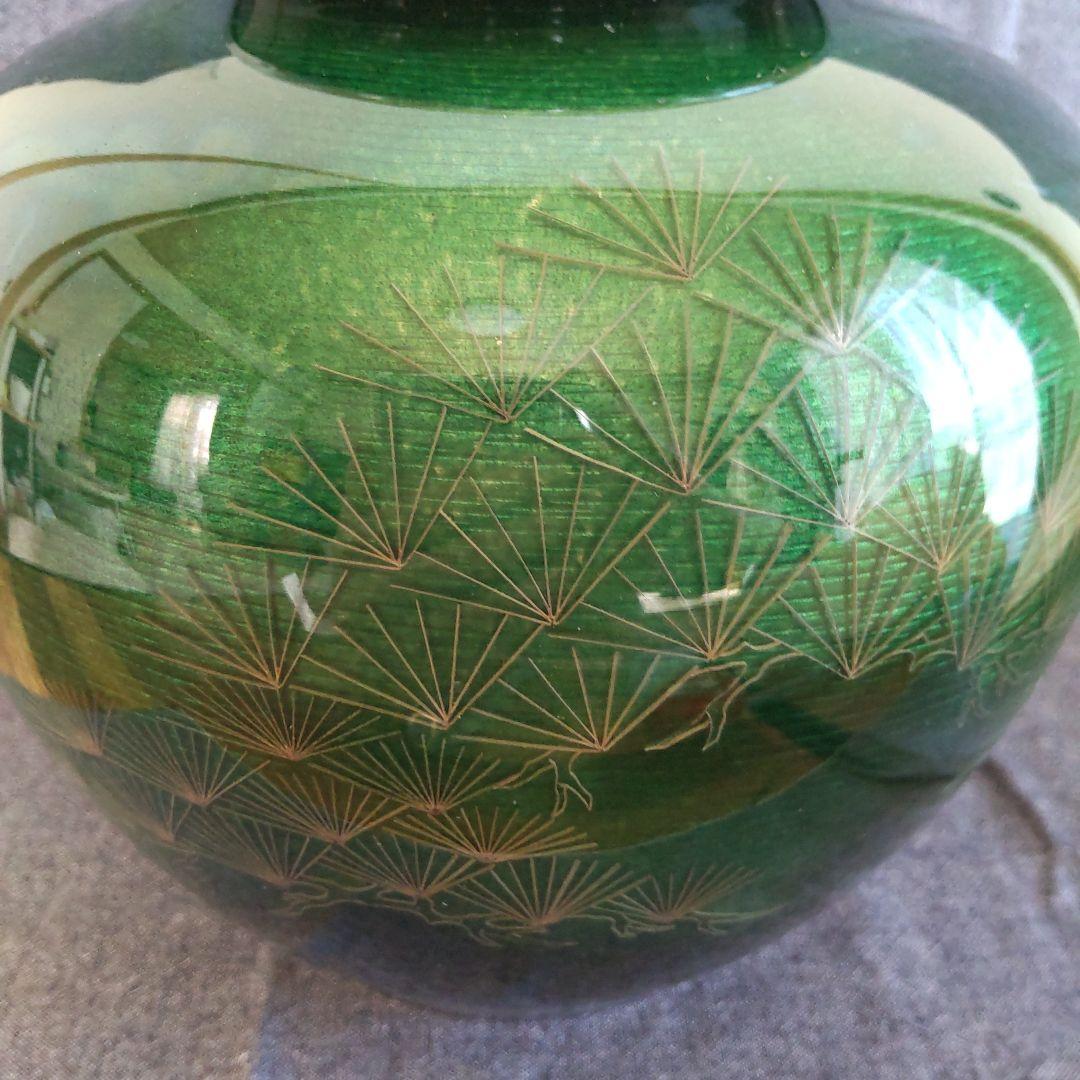 安藤七宝店造 七宝花瓶 壺 花瓶 置物