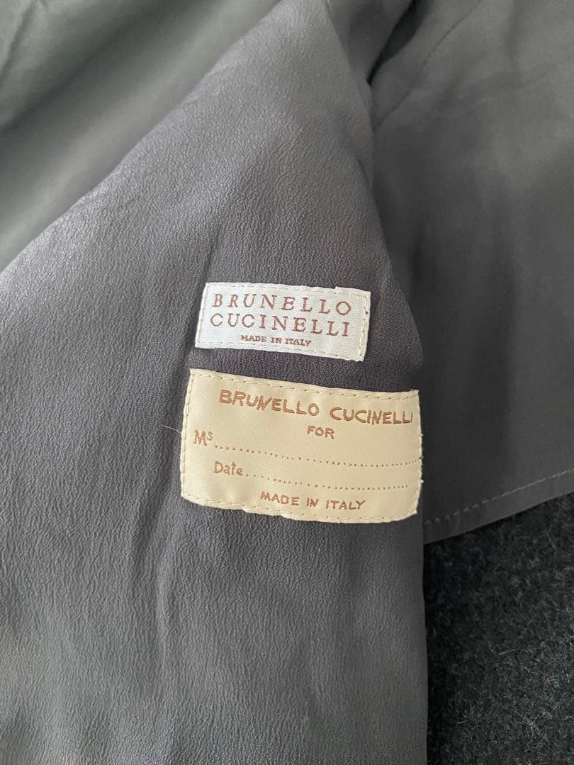 BRUNELLO CUCINELLI グレーコート Mサイズ