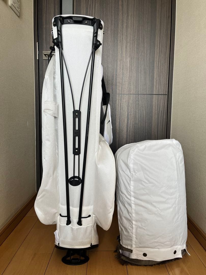 超美品希少ナイキ NIKE スタンド型キャディバッグ　軽量　スポーツライト　白