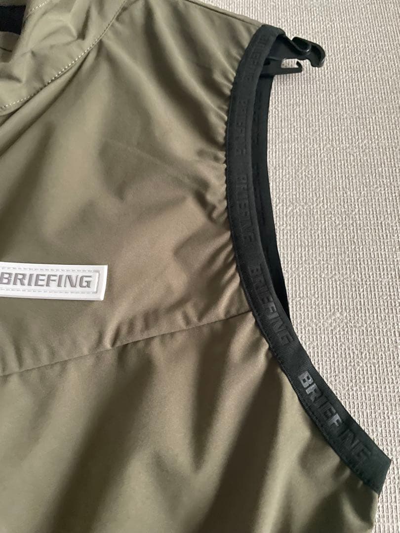 ブリーフィング　ジップ　ベスト　カーキ　レディース　M