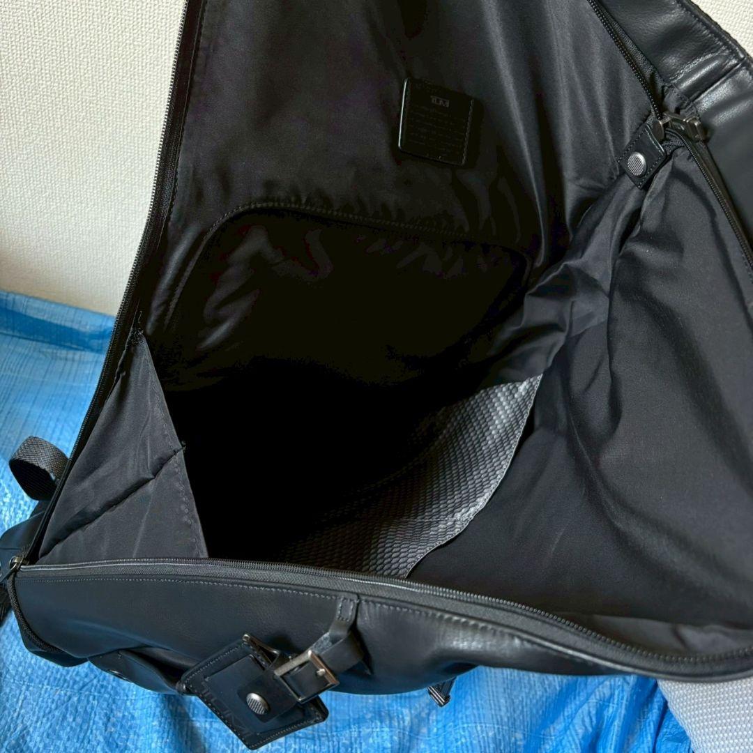 TUMI トゥミ ロールトップ レザー リュック ビジネスリュック