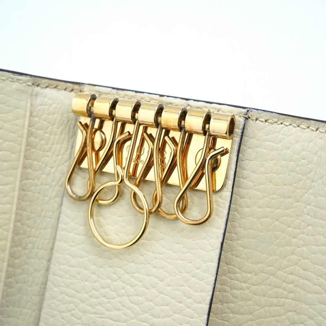 ✨未使用展示品✨　GUCCI キーケース　マーモント　インターロッキング　6連