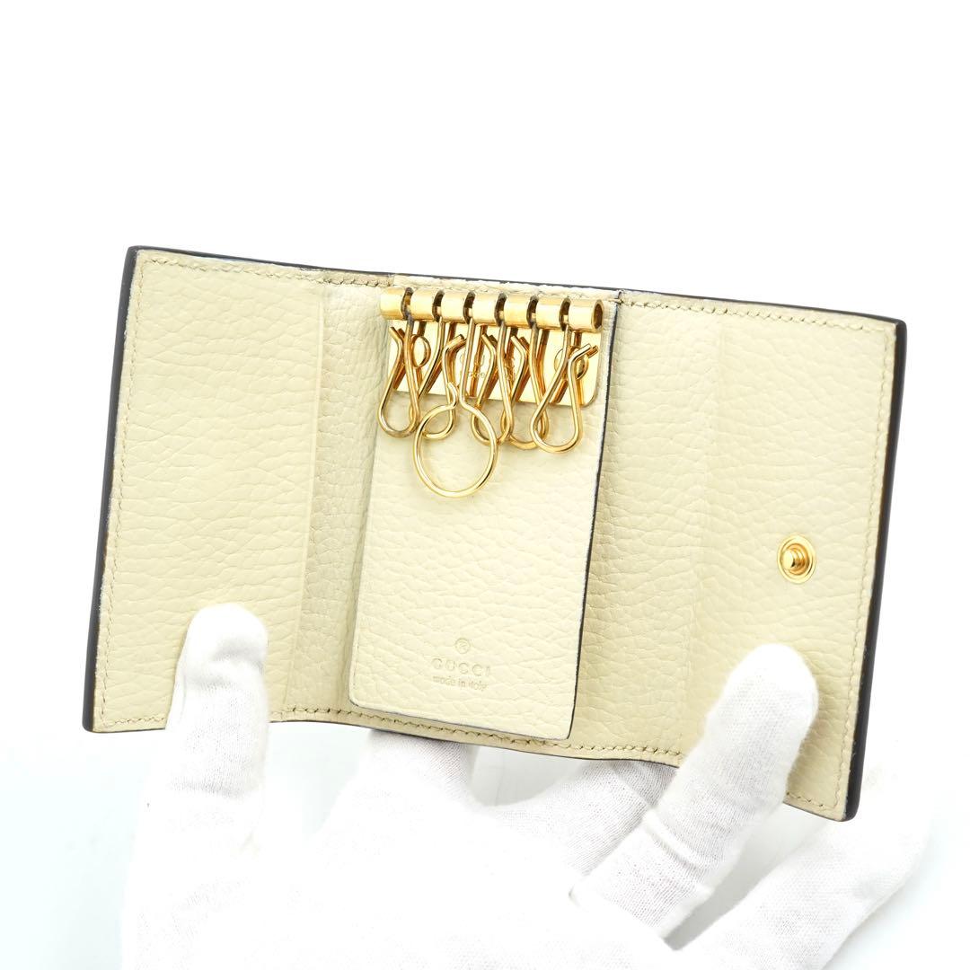✨未使用展示品✨　GUCCI キーケース　マーモント　インターロッキング　6連