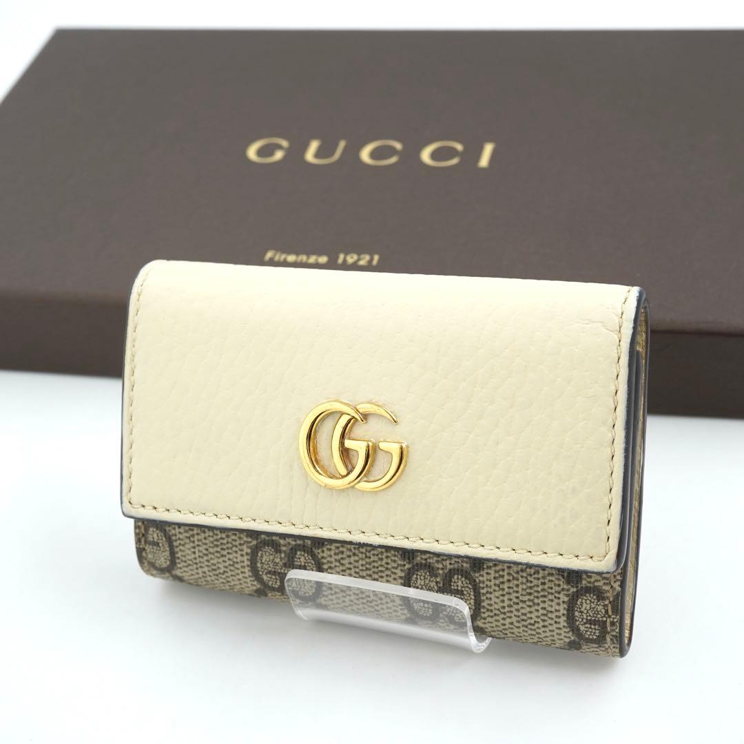 ✨未使用展示品✨　GUCCI キーケース　マーモント　インターロッキング　6連