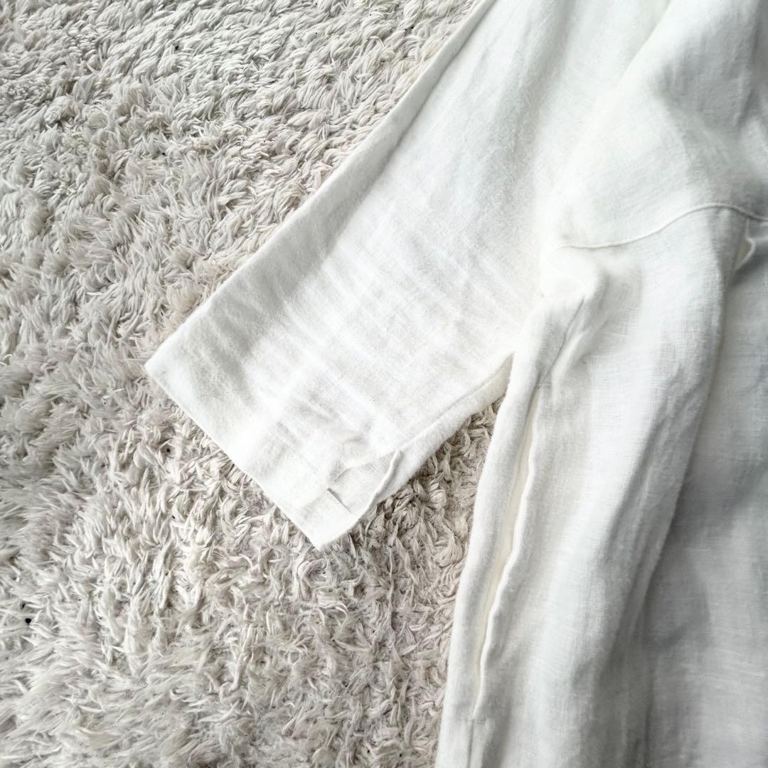 journal standard luxe リネンワンピース ホワイト ゆったり