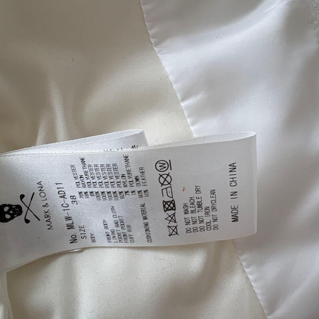 MARK & LONA 中綿　ダウン ジャケット　38 未使用　レディース