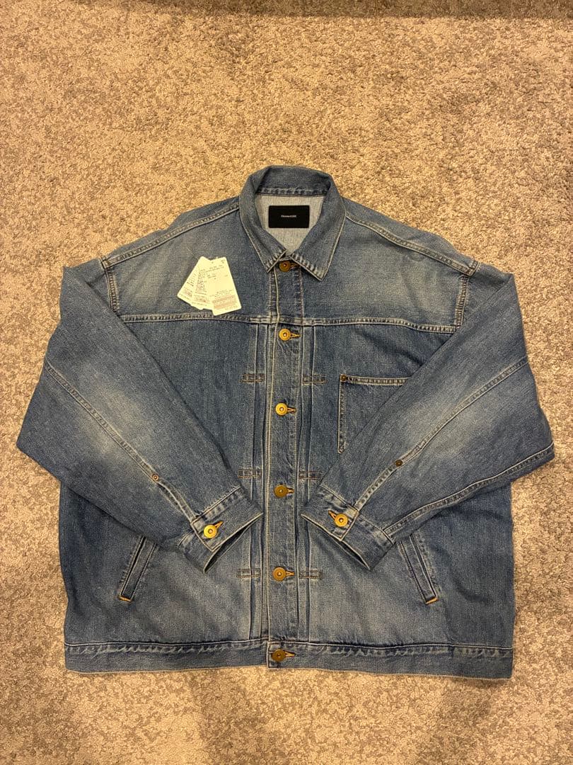 タグ付き　フレームワーク エクストララージデニムジャケット　ぶるーA
