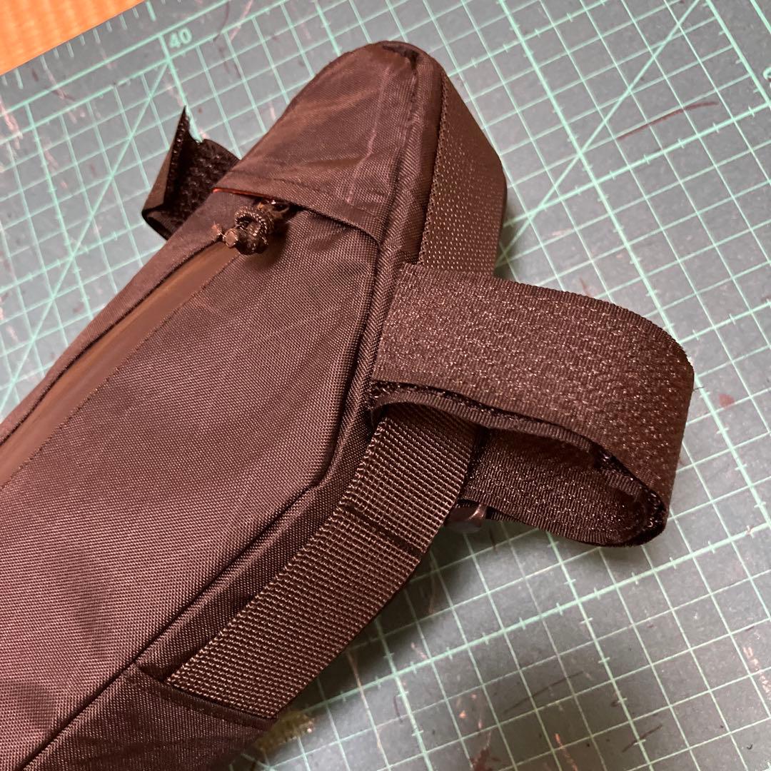 ハンドメイド　フレームバッグ　x-pac ブラック　42cm