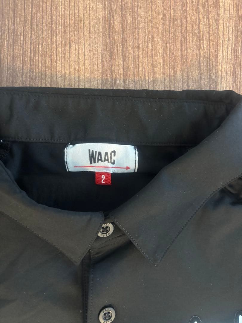 WAAC ブラック 長袖ポロシャツ ＋半袖ポロシャツ両サイズ2